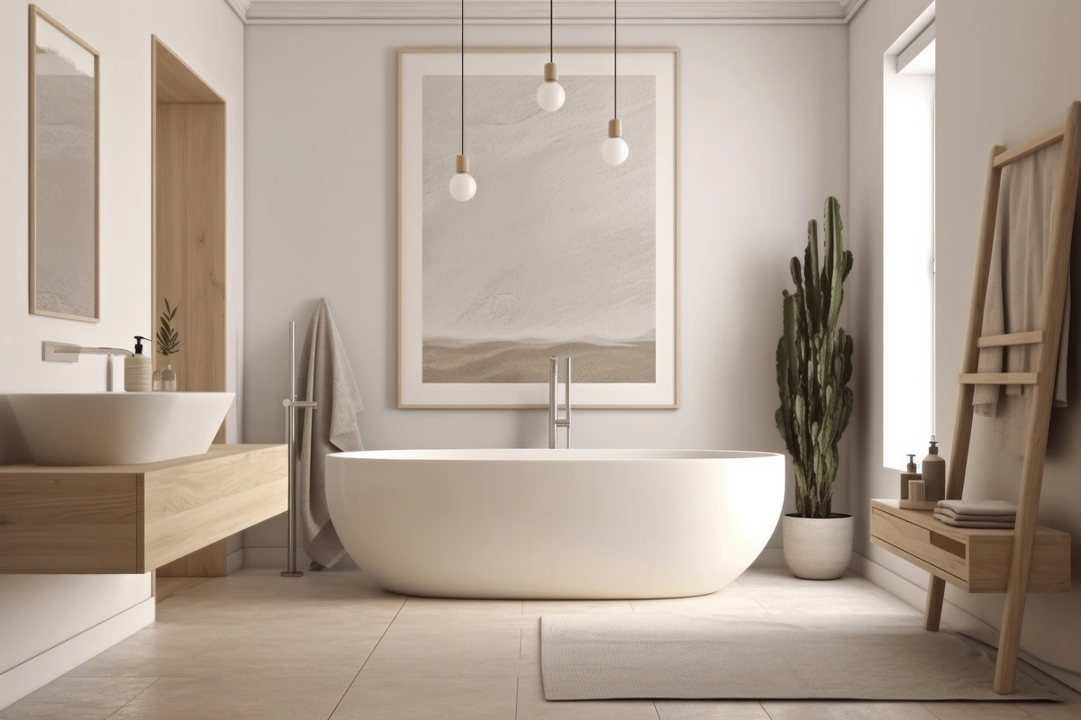 luxury minimalist bathroom design