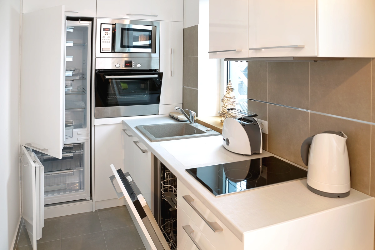 professionally remodeled small kitchen space