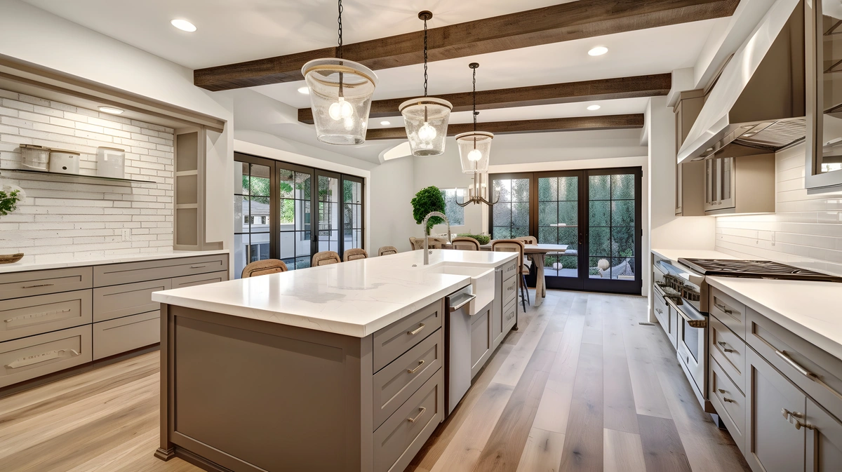 new remodeled kitchen space